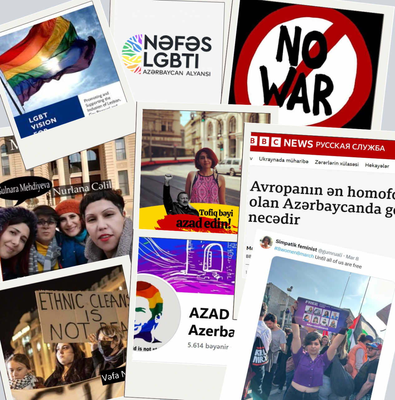 Siyasiləşmiş feminizm, “Nowar”-çuluq və LGBTQ haqqında